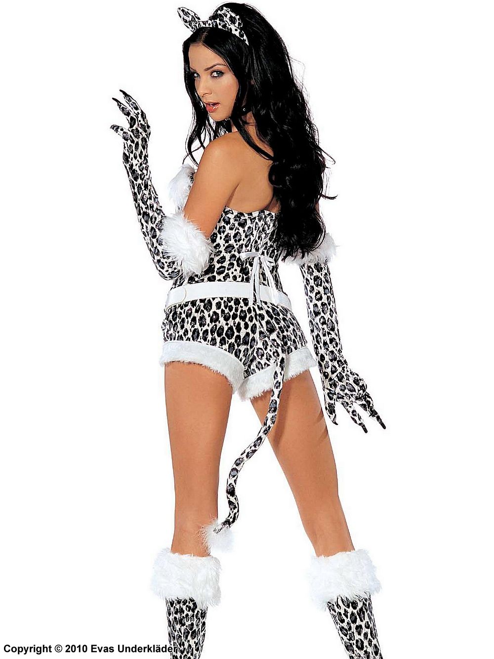 Het snöleopard-kostym